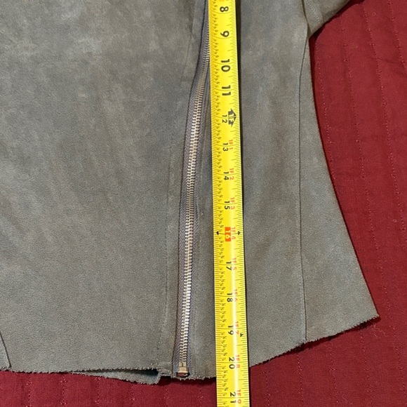 BLANKNYC Women’s Gray Asymmetrical Moto Zip Jacket Size Medium - Picture 7 of 8